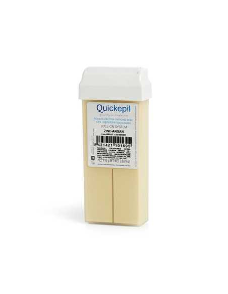 Quickepil cire à épiler rouleau zinc-argan 110 g 