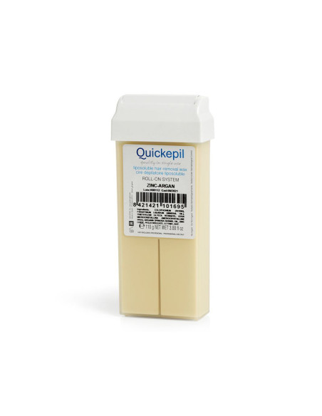 Quickepil wosk do depilacji rolka zink-argan 110 g 