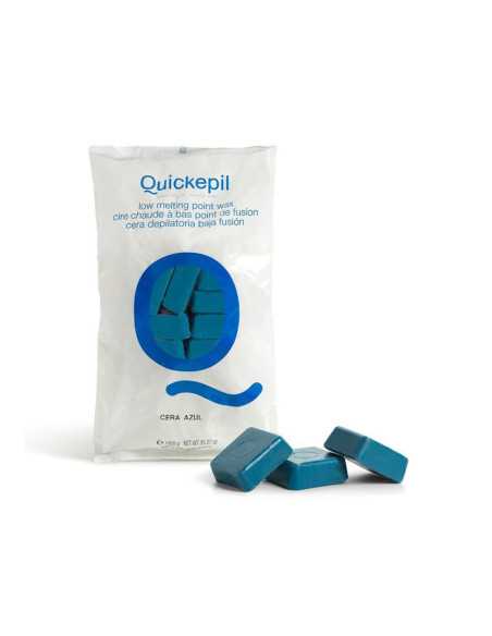 QUICKEPIL CIRE DURE SANS BANDE POUR EPILATION 1KG BLEU 