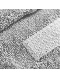 Graues Frottee-Stirnband  2