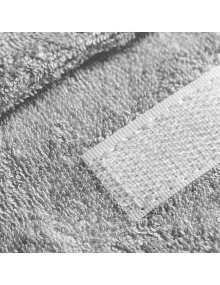 Graues Frottee-Stirnband 