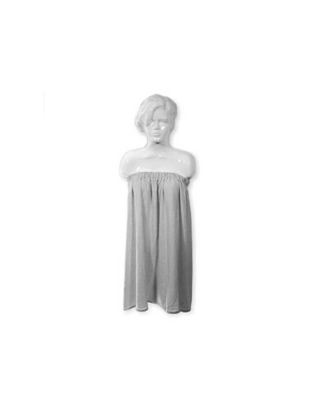Grey terrycloth cape no. 29