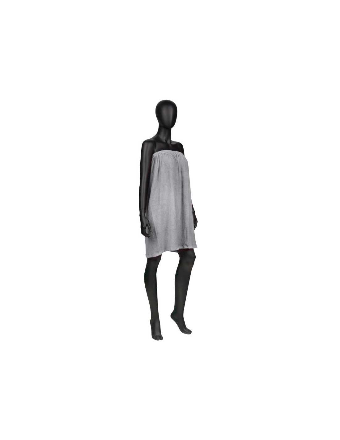 Grey terrycloth cape no. 29
