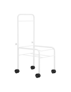 Brodzik do pedicure na kółkach biały 2