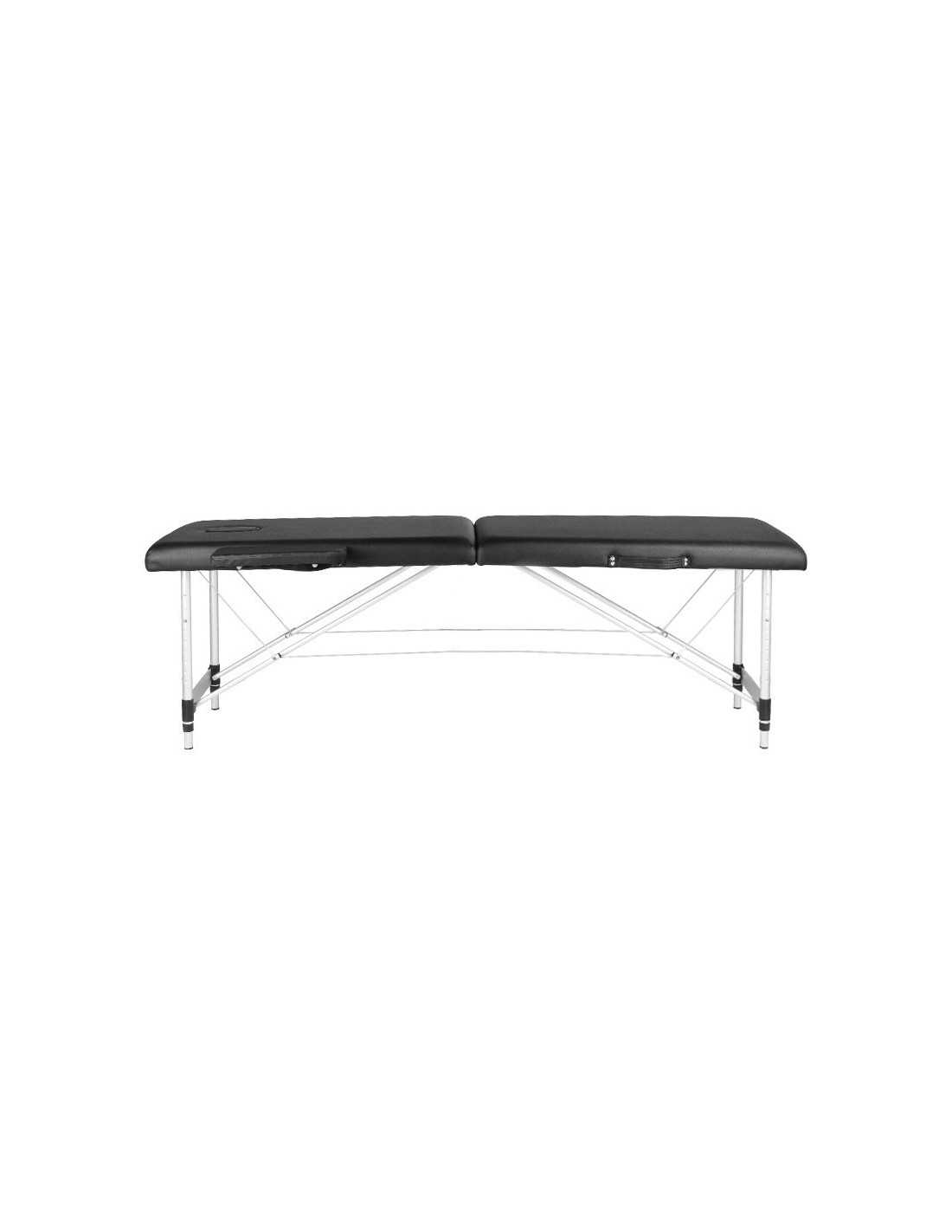 Activ Fizjo 2-segment comfort aluminum folding massage table black