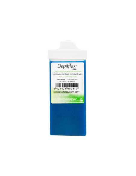 DEPILFLAX CIRE EPILANTE VISAGE ROULEAU AZULEN 110g 
