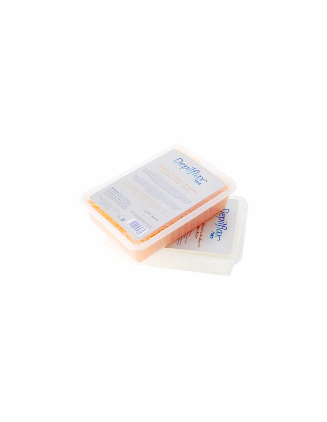 Depilflax 100 orange and peach paraffin 500g