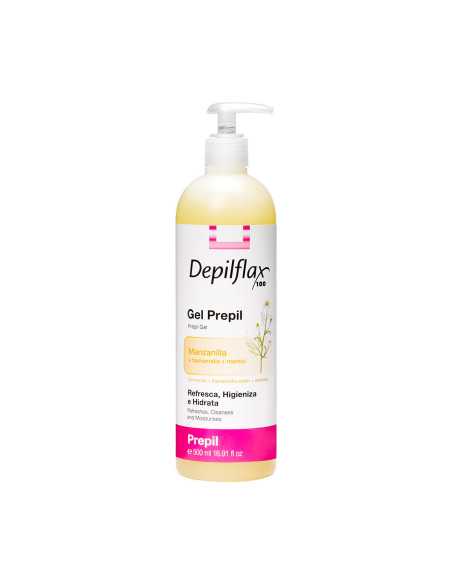 Depilflax 100 gel avant épilation 500 ml 