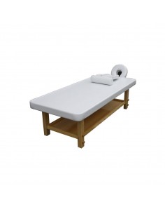 Stół do masażu 001449BB Ajurwedyjski stół do masażu BIAŁY