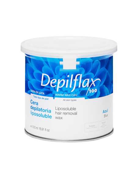 DEPILFLAX CIRE POUR EPILATION POT 500ML AZULEN 