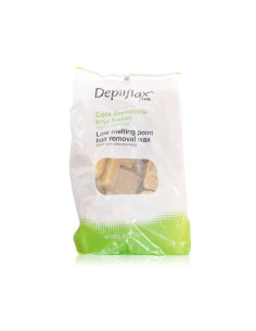 DEPILFLAX WOSK TWARDY BEZPASKOWY DO DEPILACJI 1KG NATURALNY  