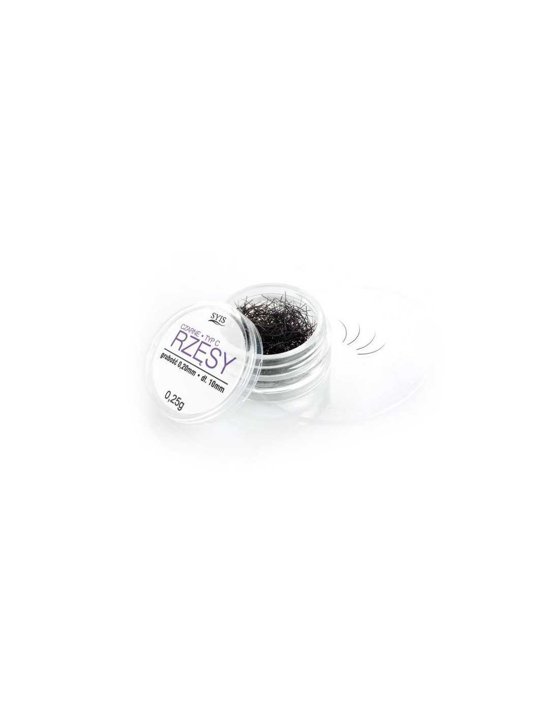 Syis - pestañas C 0,15 x 10 mm 0,25 g 