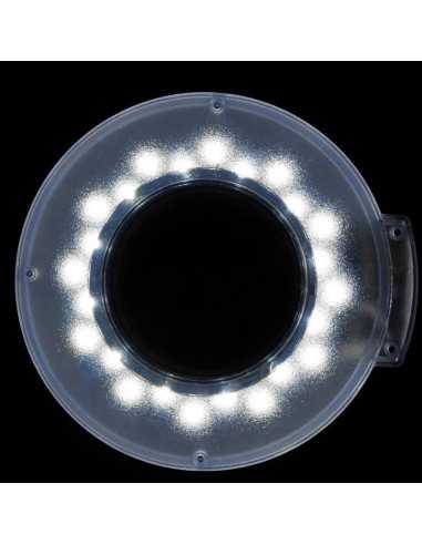 Ensemble fauteuil 210 + lampe loupe LED S5 + tabouret 302 