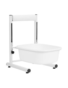 Höhenverstellbares Pediküre-Tablett, weiß  2