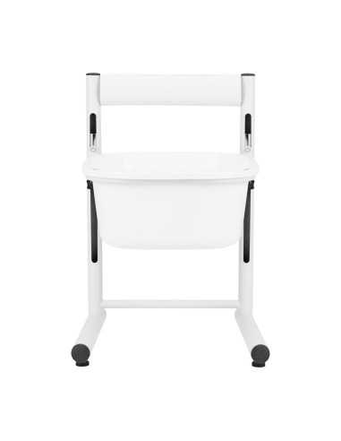 Plateau de pédicure réglable en hauteur, blanc 