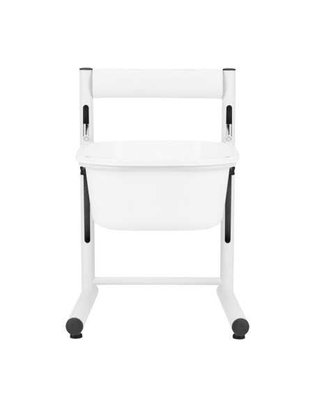 Plateau de pédicure réglable en hauteur, blanc 