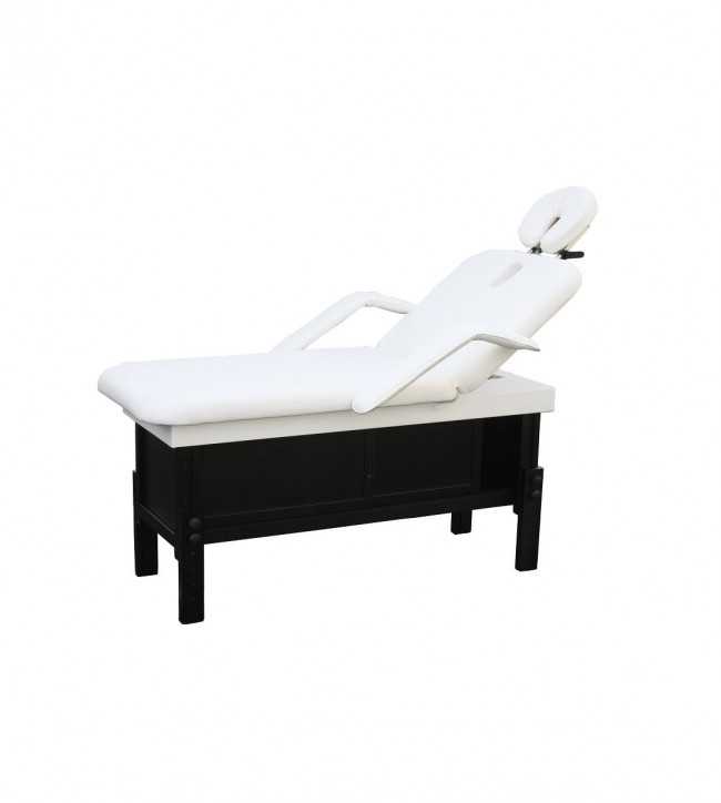 Table de Massage 2215B.A26.DB TABLE MASSAGE FIXE BEIGE AVEC COFFRET EN BOIS
