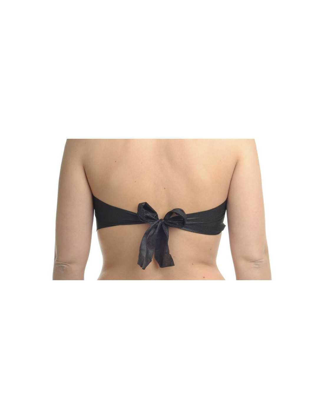 Black disposable bra 10 pcs.