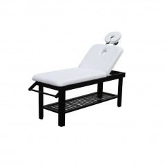 Table de Massage 2216.A26.DB Table massage fixe 2 plans bois couleur wengé