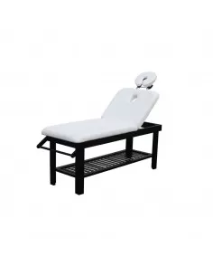 Table de Massage 2216.A26.DB Table massage fixe 2 plans bois couleur wengé