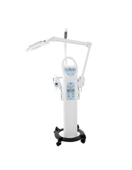 Ensemble de récolteuse Sonia Azzurro 15en1 + chaise cosmétique hydraulique + tabouret cosmétique 