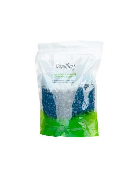 Depilflax 100 cera depilatoria flessibile a basso punto di fusione perla azul 1000 g 