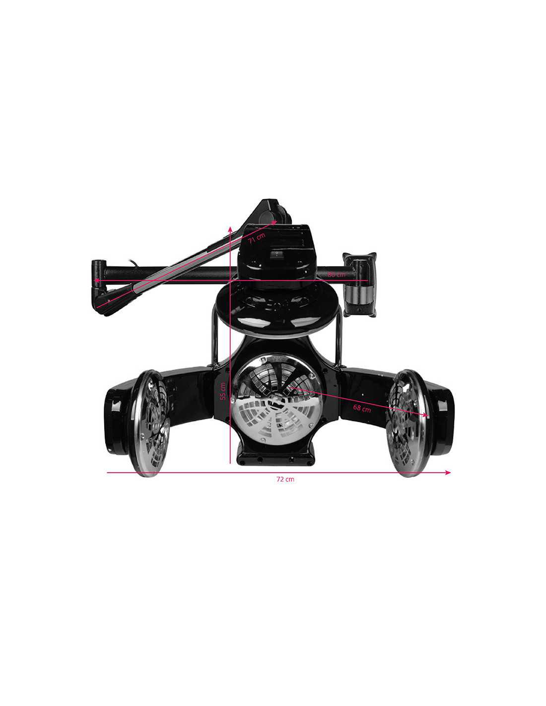 Gabbiano infrazone suspended 868A black 