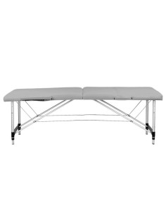 Folding massage table aluminum comfort Activ Fizjo 2 segment gray 2