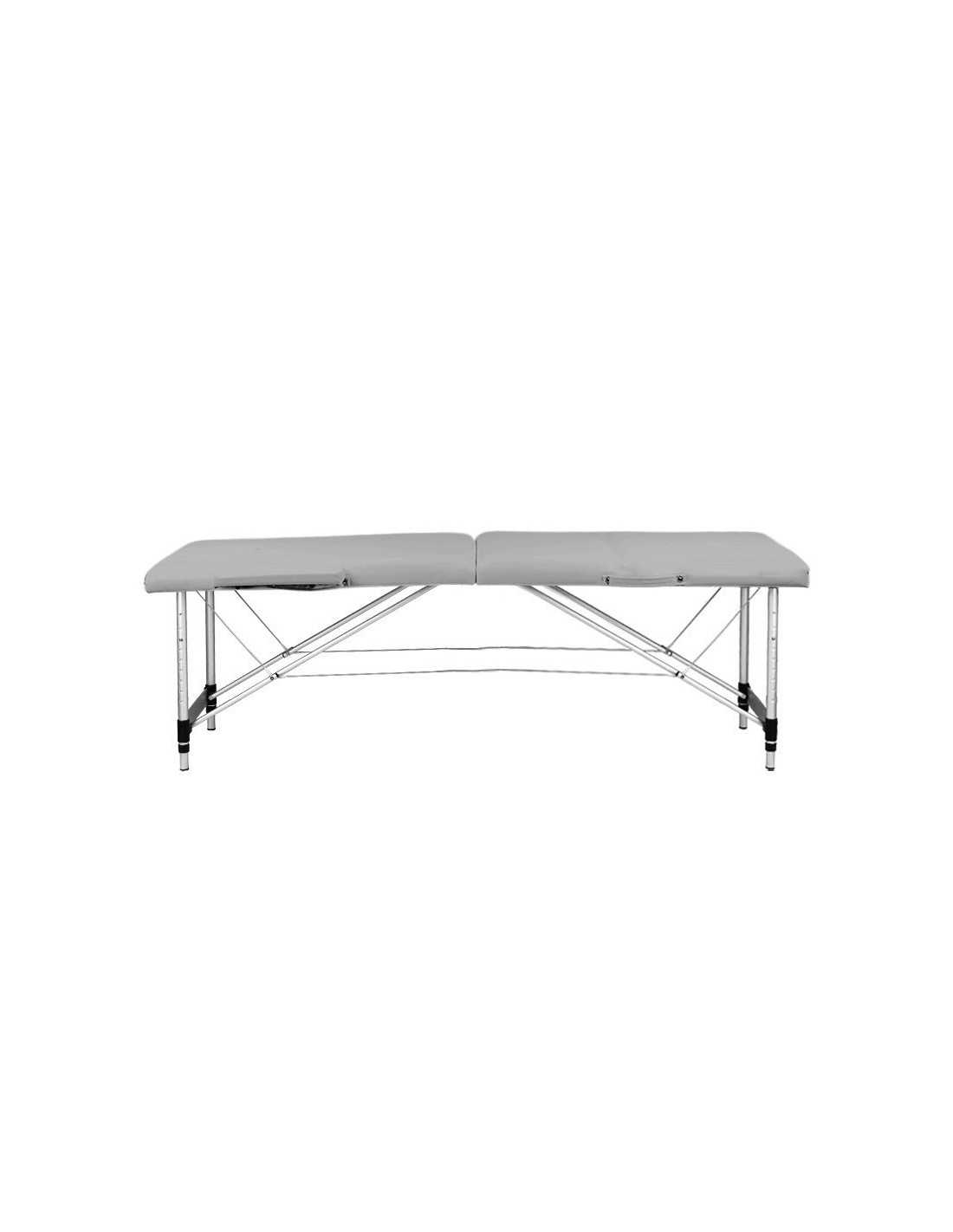 Camilla plegable aluminio confort Activ Fizjo 2 segmentos gris 