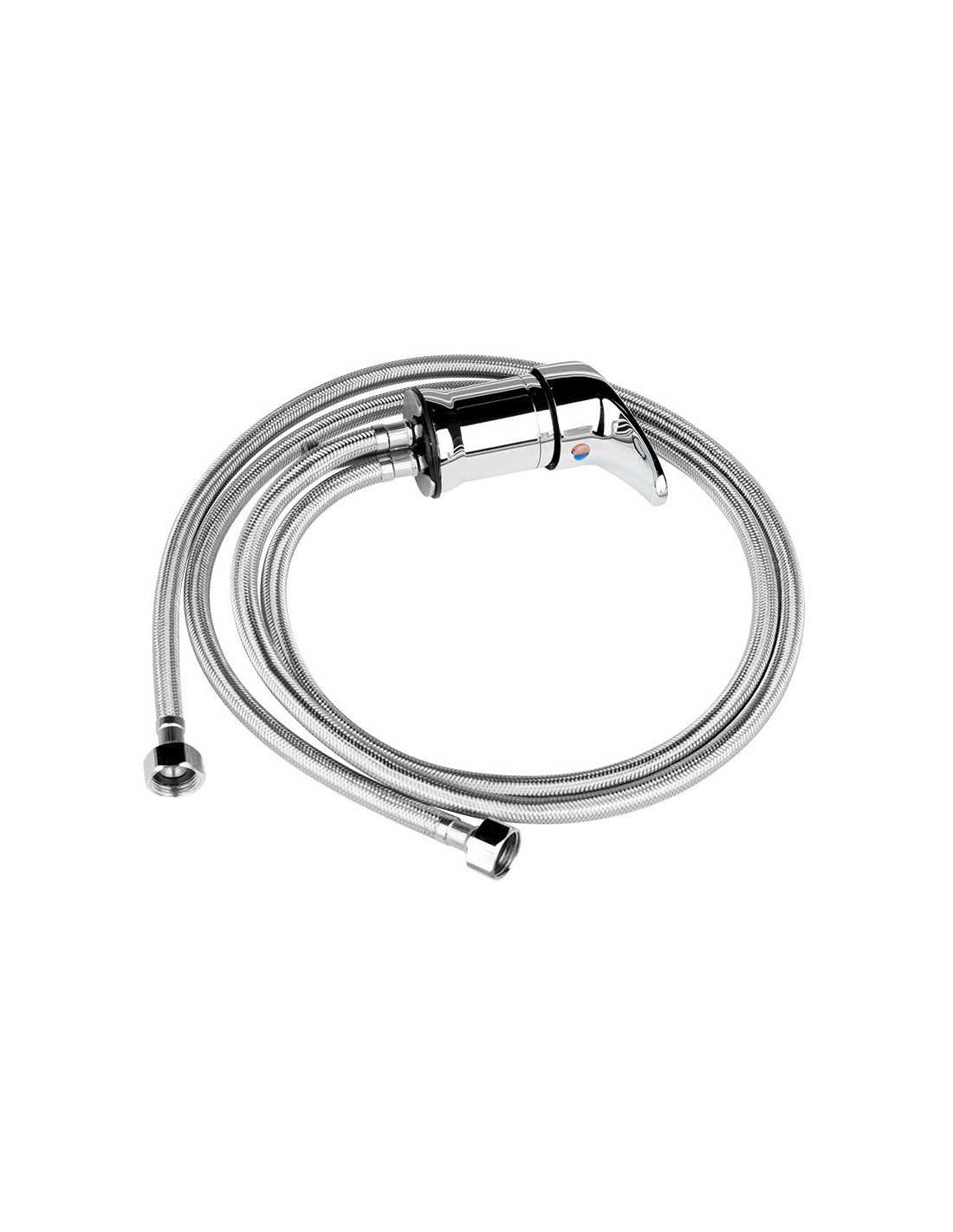 Chrome barber faucet