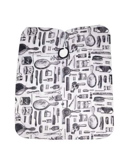 Hairdressing cape J-05 white 