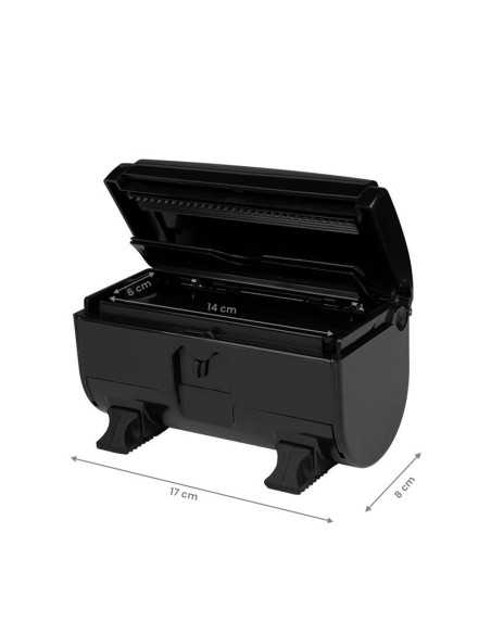 Dispensador de papel de aluminio negro 