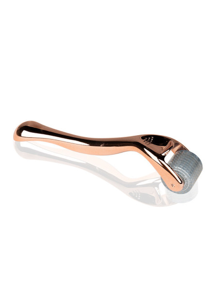 Derma roller pour mésothérapie or rose 0,3 mm 192 aiguilles en titane 