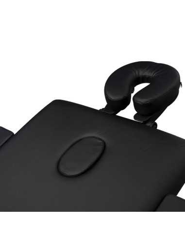 Table de massage pliante en bois 3 segments Comfort Activ Fizjo noir 