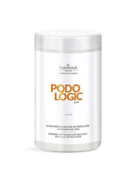 Acide podologique Farmona sel de bain de pieds fortement adoucissant avec acides AHA et BHA 1400 g 
