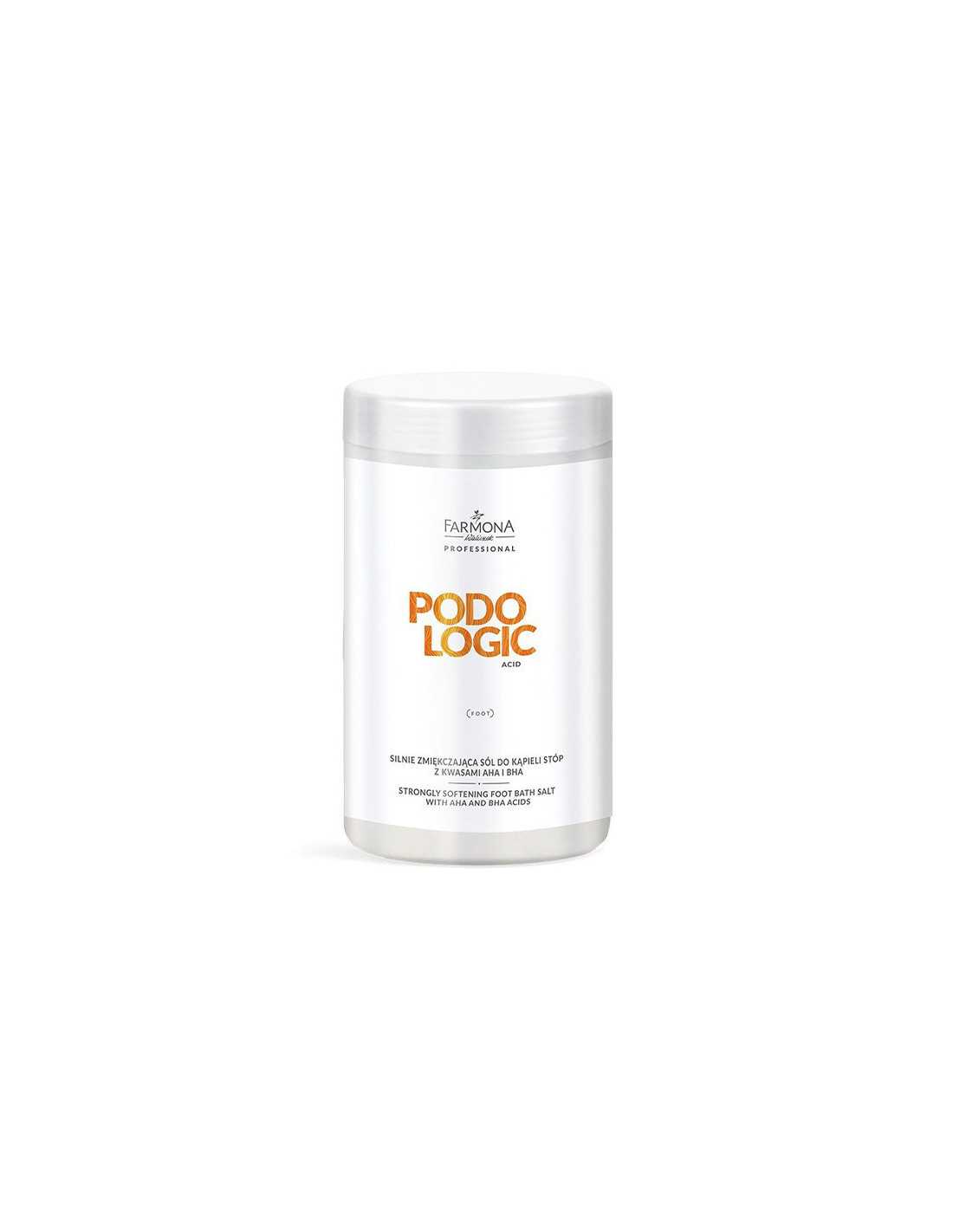 Farmona Podiatric Acid, stark weichmachendes Fußbadesalz mit AHA- und BHA-Säuren, 1400 g