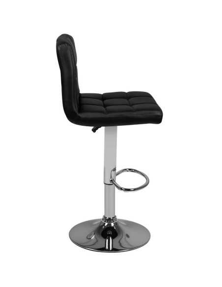 Hoker barowy M06 pikowany regulowany czarny 