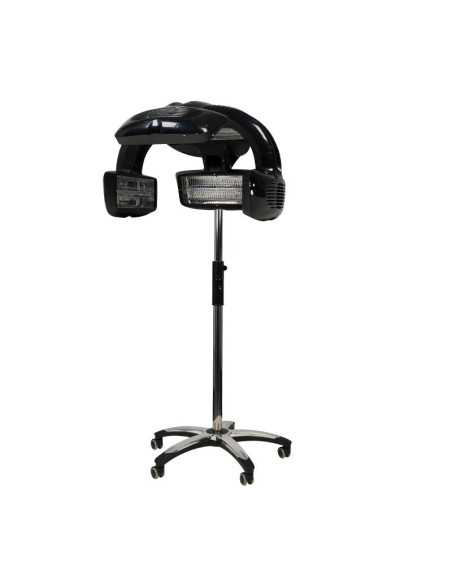 Parrucchiere Lampada climazon su treppiede per salone professionale vista laterale