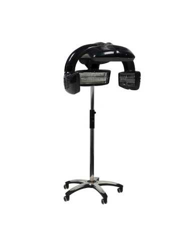 Parrucchiere Lampada climazon su treppiede per salone professionale vista laterale