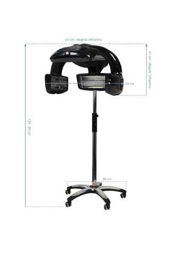 Pannello di controllo digitale professionale Lampada climazon Dimensioni vista