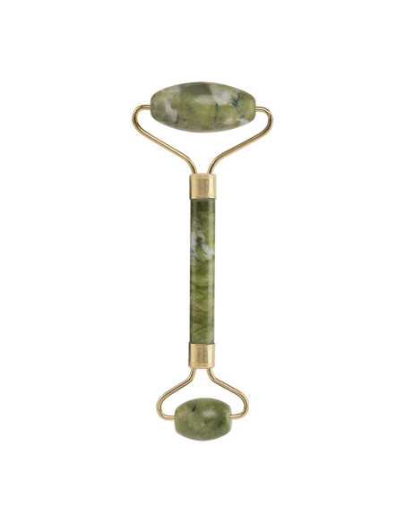 Rouleau masseur en jade vert 