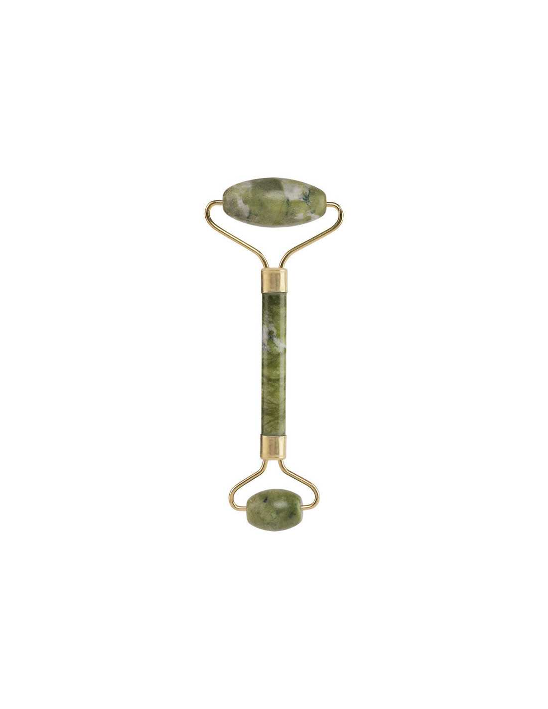 Masajeador de rodillos de jade verde