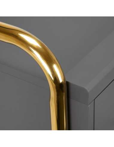 Gabbiano Solo goldgraue Friseurhilfe