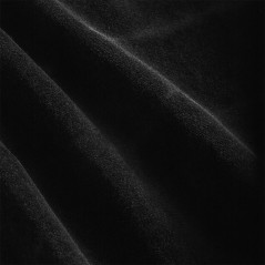 Black velor bed sheet