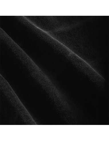 Drap de lit en velours noir 