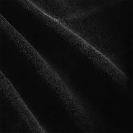 Black velor bed sheet