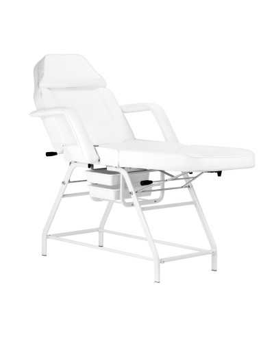 Sillón cosmético 557A con cubetas blanco