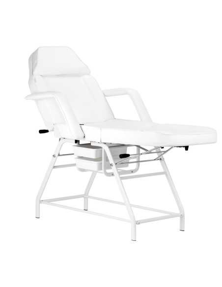 Fauteuil cosmétique 557A avec cuvettes blanc 