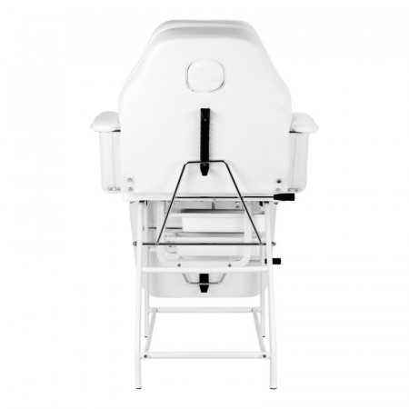 Fauteuil cosmétique 557A avec cuvettes blanc 