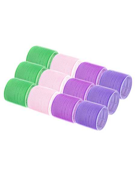 Rouleaux à cheveux velcro 6,4 cm 12 pcs. 